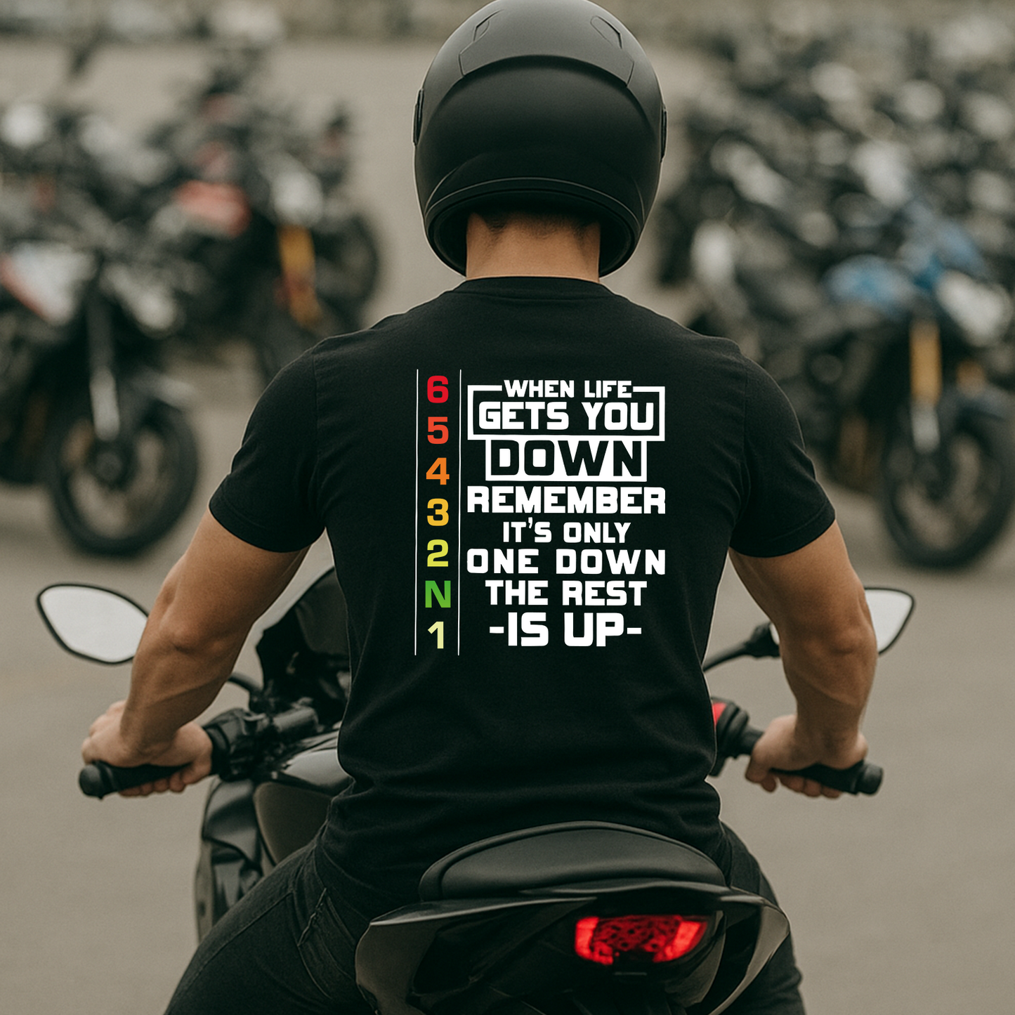BIKER'S LANGUAGE - Black Color Classic Tee – Unisex Fit Tee